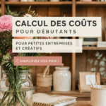 Femme entrepreneuse examinant des produits dans un magasin, illustration du retail