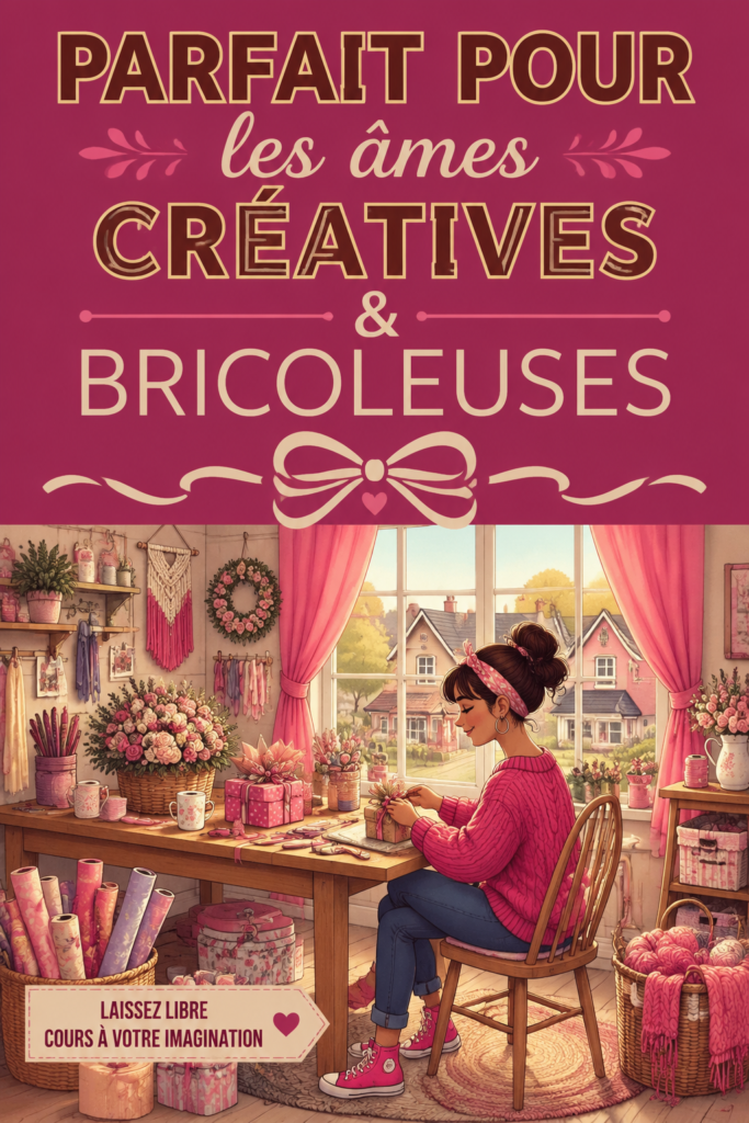 Femme créative travaillant sur des objets artisanaux pour son entreprise à domicile.