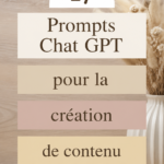 Une femme utilisant Chat GPT pour créer du contenu inspirant.