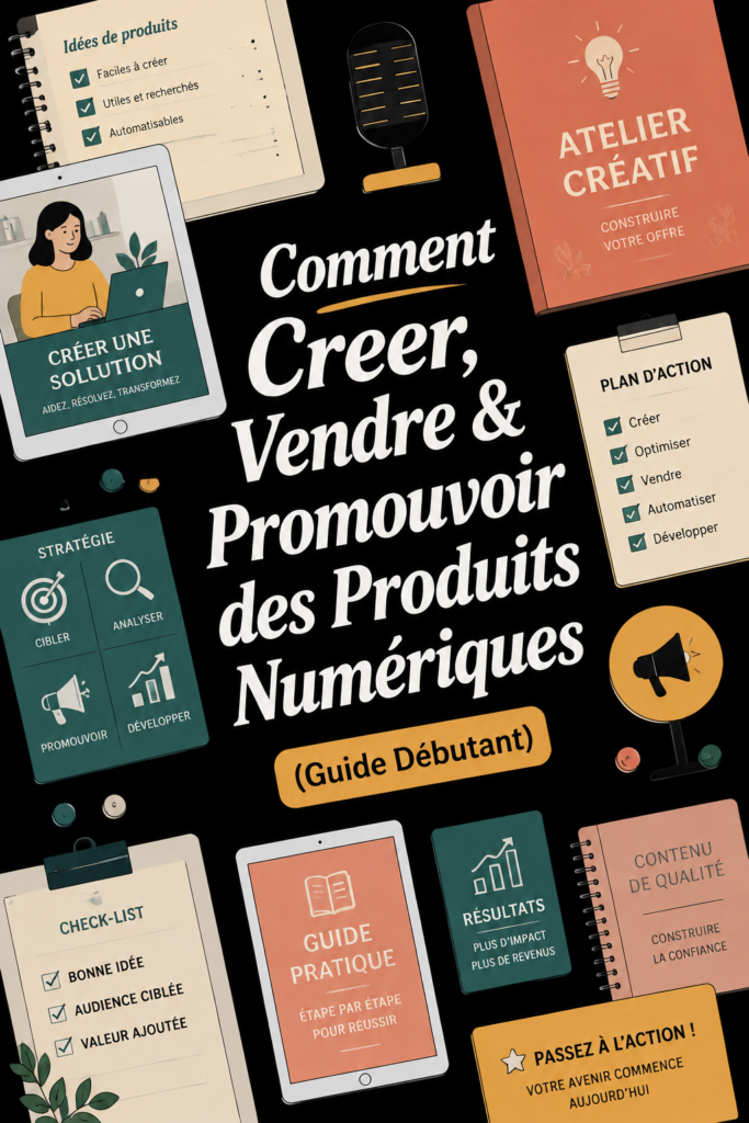 Femme en train de créer un produit numérique sur son ordinateur portable