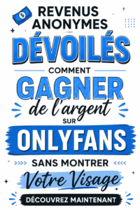 Visuel d'une femme pensant à des stratégies pour gagner de l'argent sur OnlyFans sans dévoiler son identité.