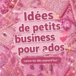 Un adolescent souriant travaillant sur son projet entrepreneurial