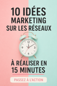 Femme utilisant un ordinateur pour le marketing sur les réseaux sociaux.