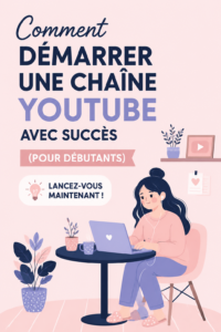 Femme sourire travaillant sur une vidéo pour sa chaîne YouTube, illustrant la création de contenu