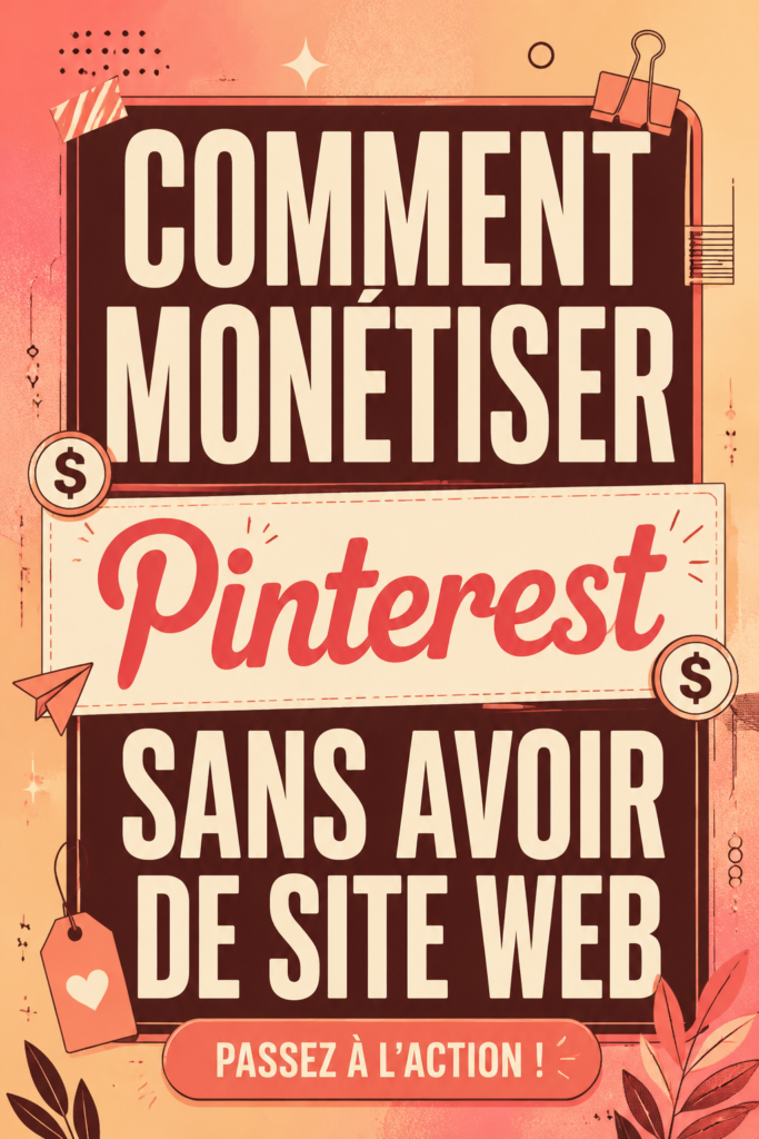 Un visuel d'une femme utilisant Pinterest pour la monétisation.