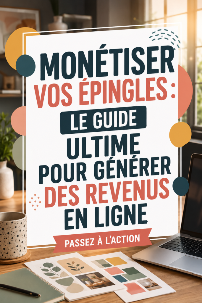 Une femme utilisant son ordinateur avec Pinterest pour planifier des stratégies de monétisation.