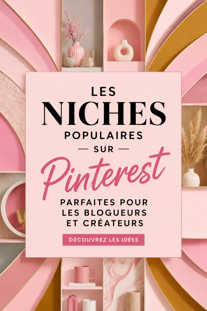 Femme utilisant Pinterest pour trouver des idées de niche pour son blog