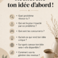 Femme examinant des documents pour valider son idée de projet entrepreneurial.