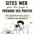Femme prenant des photos pour les vendre en ligne, montrant sa passion pour la photographie et l'entrepreneuriat.