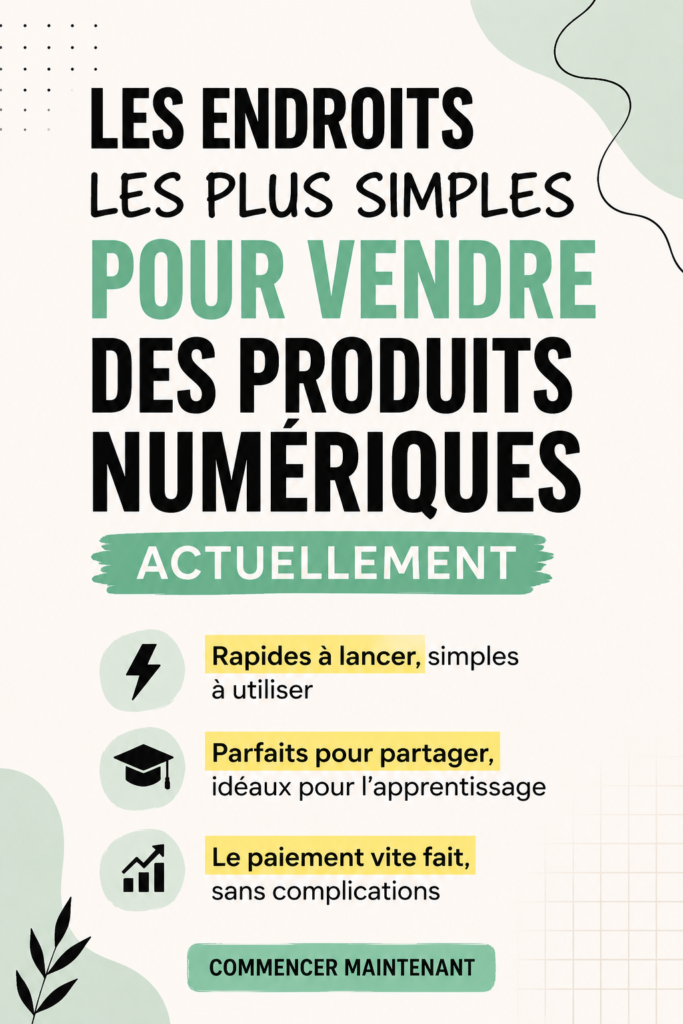 Femme heureuse utilisant son ordinateur pour vendre des produits numériques en ligne.
