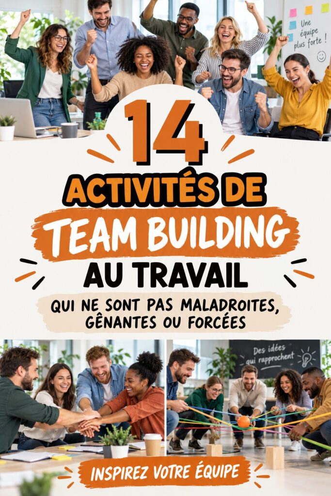 Activités de team building en entreprise pour renforcer la cohésion d'équipe.