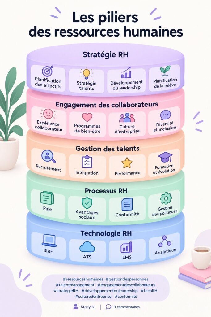 Équipe de travail dynamique en réunion, échange d'idées et d'enthousiasme sur une culture d'entreprise engageante