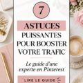 Une femme utilisant Pinterest pour développer son entreprise en ligne.