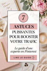 Une femme utilisant Pinterest pour développer son entreprise en ligne.