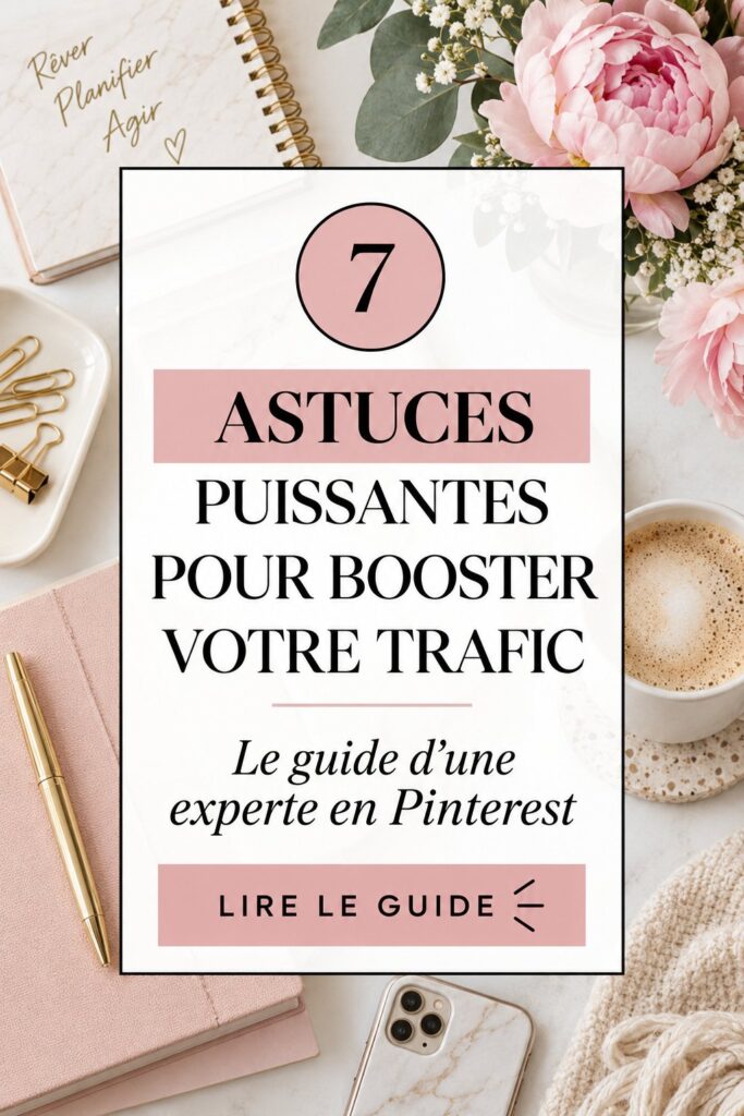 Une femme utilisant Pinterest pour développer son entreprise en ligne.