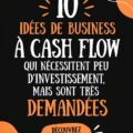 Femme souriante réfléchissant à des idées de business à faible investissement.
