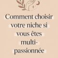 Femme réfléchissant à ses passions pour choisir sa niche