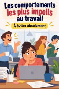 Une femme au travail, réfléchissant à des comportements professionnels.