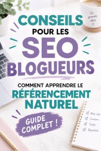 Une femme travaillant sur son ordinateur pour améliorer le SEO de son blog