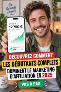 Une femme souriante utilisant un ordinateur pour démarrer son activité de marketing d'affiliation