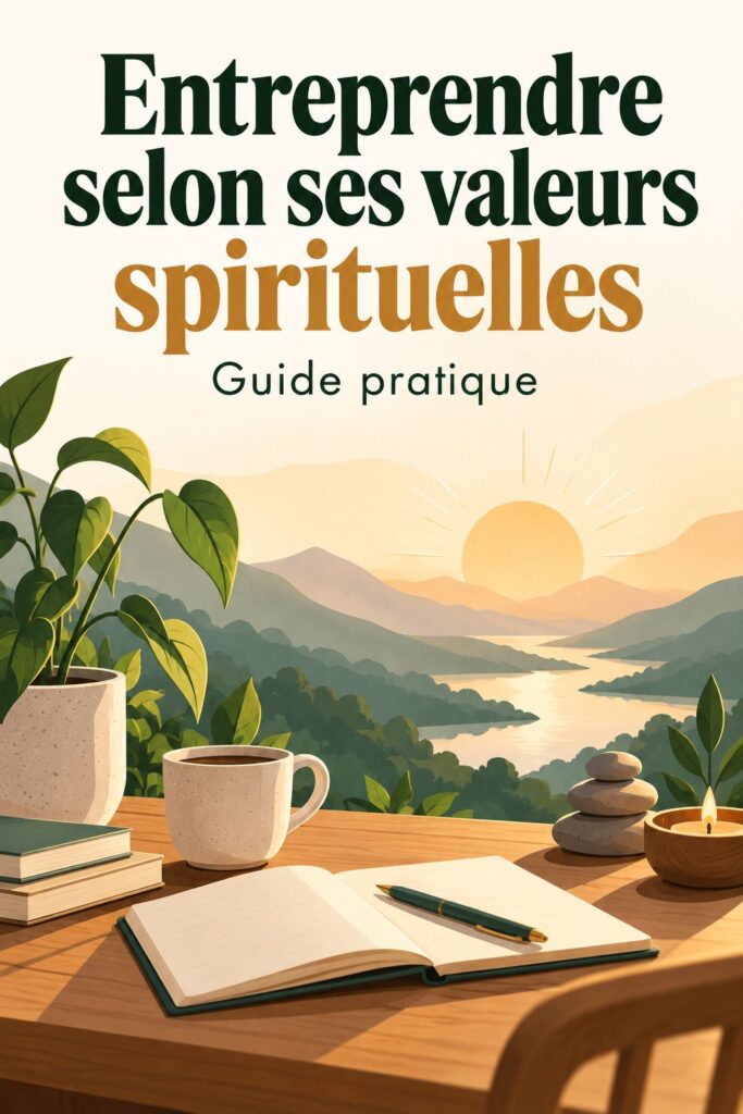 Femme entrepreneur réfléchissant à son projet d'entreprise basé sur ses valeurs spirituelles.