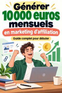 Femme travaillant sur son ordinateur pour développer son activité de marketing d'affiliation.