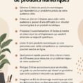 Image d'une femme entrepreneur travaillant sur son ordinateur, maximisant ses ventes de produits numériques.