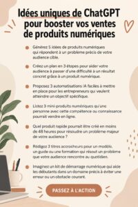 Image d'une femme entrepreneur travaillant sur son ordinateur, maximisant ses ventes de produits numériques.