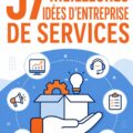 Femme souriante au travail sur un projet de service, symbolisant l'entrepreneuriat.