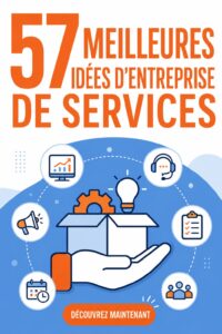 Femme souriante au travail sur un projet de service, symbolisant l'entrepreneuriat.