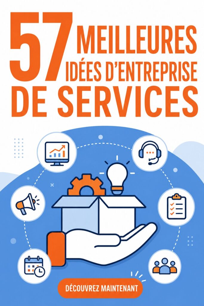 Femme souriante au travail sur un projet de service, symbolisant l'entrepreneuriat.