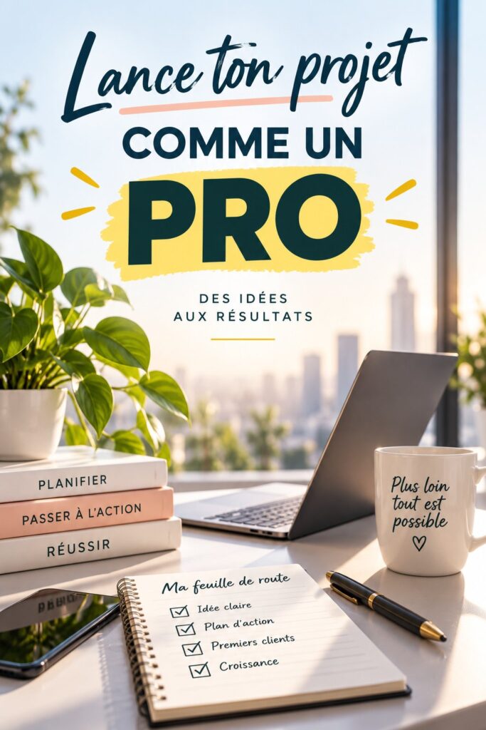 Femme projetant un lancement de projet avec un ordinateur portable et un tableau blanc.
