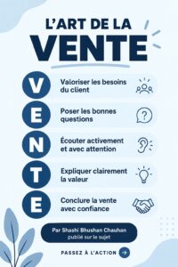 Femme en train de parler avec un client lors d'une présentation de vente