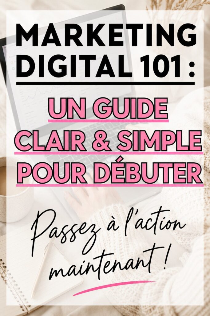 Femme utilisant un ordinateur pour explorer des stratégies de marketing digital.