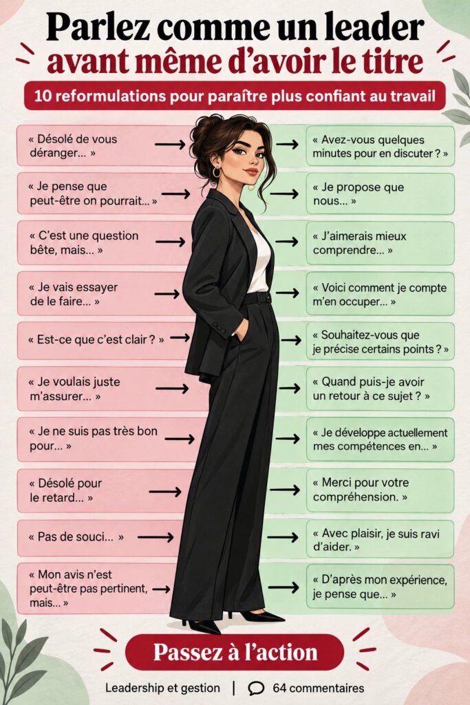 Une femme en réunion, s'exprimant avec assurance en tant que leader.