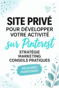 Une femme consultant Pinterest pour sa stratégie marketing d'entreprise.