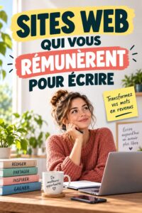 Femme écrivant sur un ordinateur portable pour monétiser ses talents d'écriture.