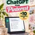 Femme utilisant ChatGPT pour générer des idées Pinterest