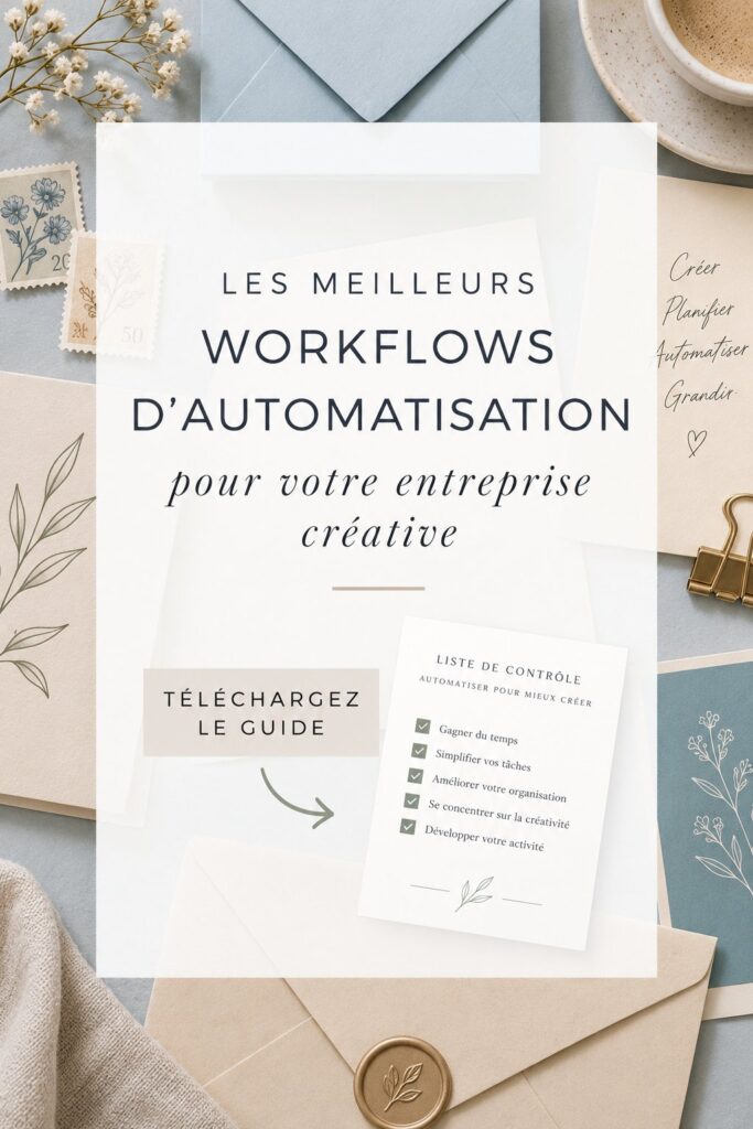 Femme entrepreneuse utilisant des outils d'automatisation pour sa créativité