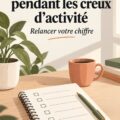 Femme d'affaires réfléchissant à des actions positives pendant un moment calme au travail