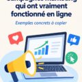 Une illustration d'exemples de campagnes marketing réussies en ligne.