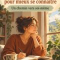 Illustration d'une femme en pleine réflexion sur son intelligence émotionnelle, entourée de symboles de relations humaines.