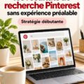 Femme analysant ses performances sur Pinterest pour améliorer sa stratégie de contenu.