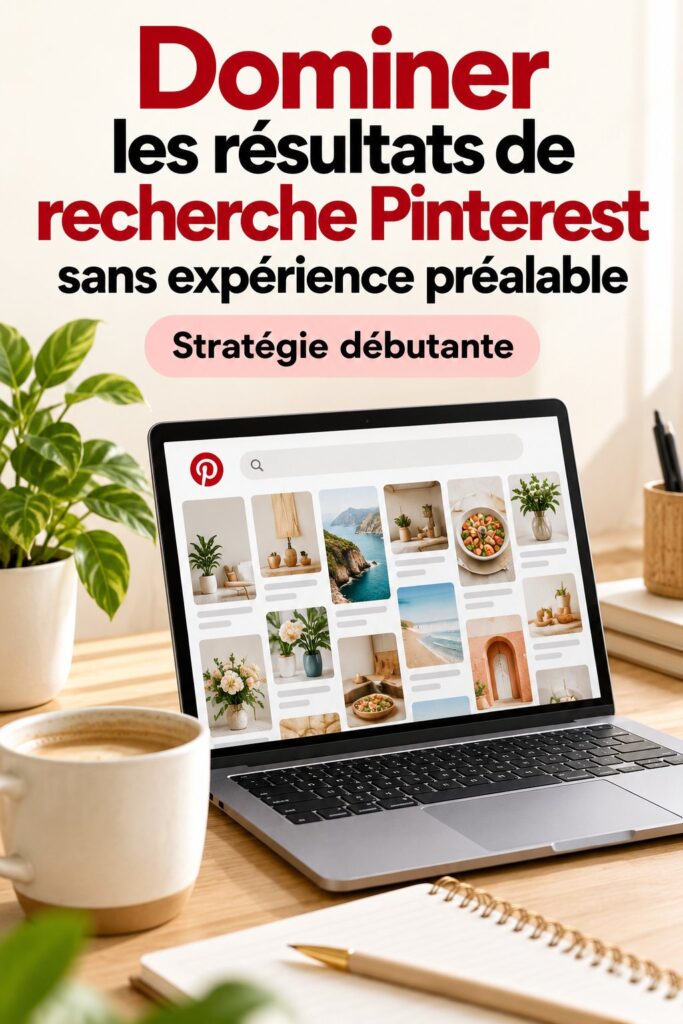 Femme analysant ses performances sur Pinterest pour améliorer sa stratégie de contenu.