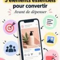 Propriétaire d'entreprise analyse des publicités Instagram sur son ordinateur