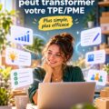 Illustration de Google Gemini transformant une PME