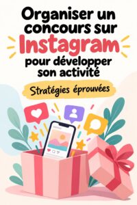 Femme réfléchissant à l'organisation d'un jeu concours sur Instagram pour sa petite entreprise.