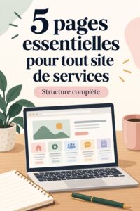 Exemple de site web d'entreprise de services avec une page d'accueil engageante