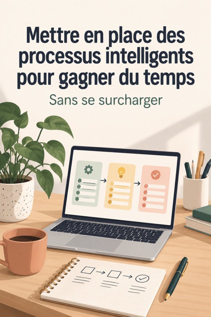 Une femme d'affaires examinant des graphiques et des processus à améliorer dans son entreprise