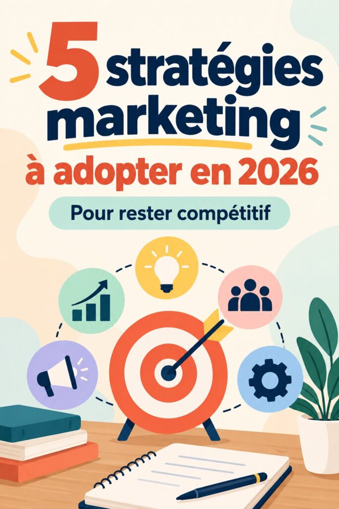Cinq stratégies marketing à adopter en 2026